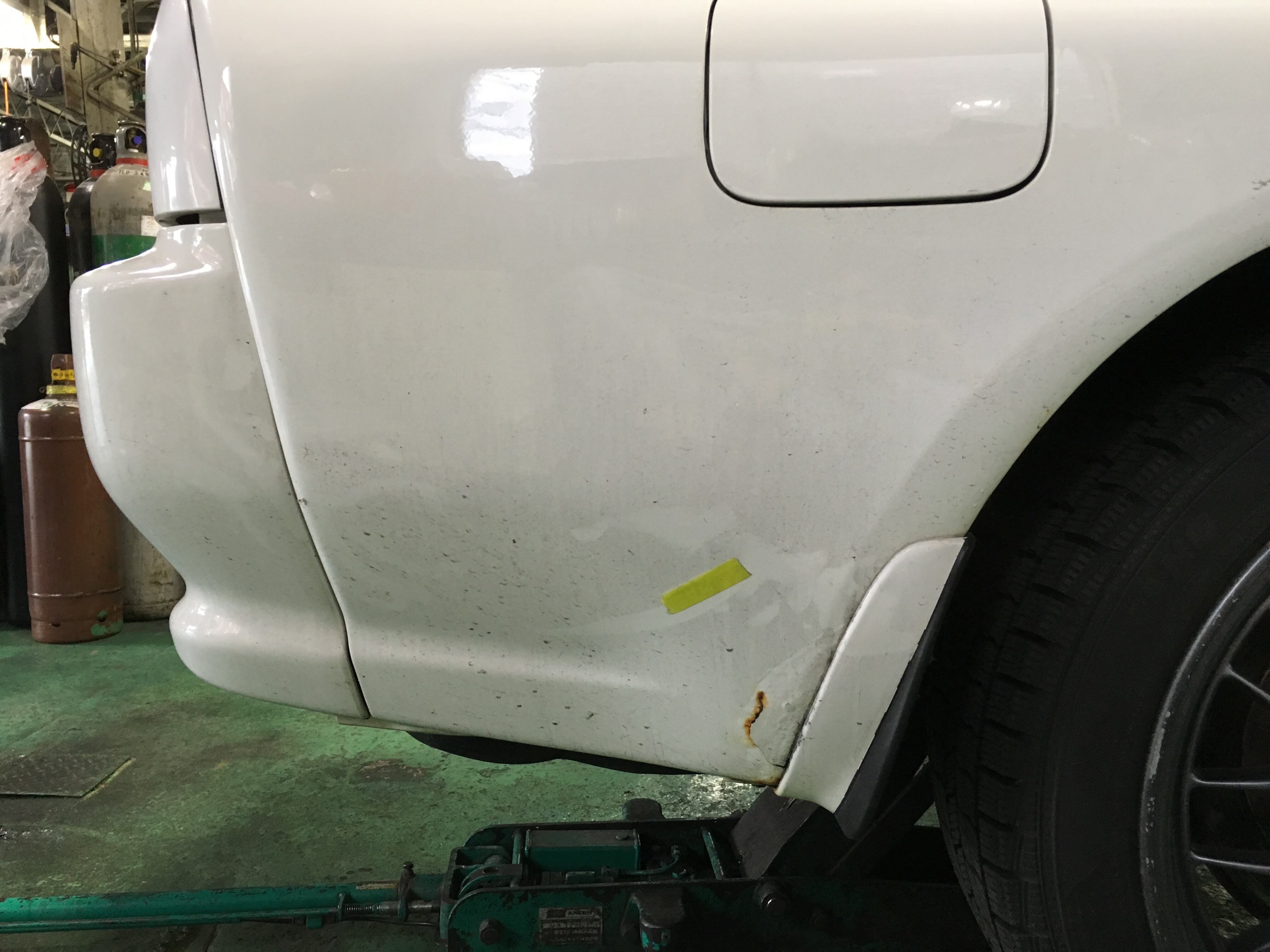 日産 スカイラインgt R サビ修理 1部ボデイ製作板金塗装 札幌市の板金塗装 キズへこみ事故車の修理